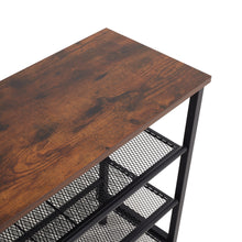 Load image into Gallery viewer, 4-Tier Mesh Shelves Shoe Rack