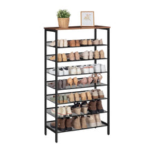Load image into Gallery viewer, 8-Tier Mesh Shelves Shoe Rack Living and Home