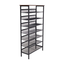 Load image into Gallery viewer, 8-Tier Mesh Shelves Shoe Rack Living and Home