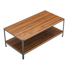 Load image into Gallery viewer, Direct 2-Tier Walnut Finish Coffee Table Living and Home