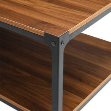 Load image into Gallery viewer, Direct 2-Tier Walnut Finish Coffee Table Living and Home