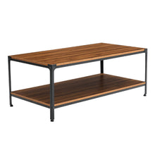Load image into Gallery viewer, Direct 2-Tier Walnut Finish Coffee Table Living and Home