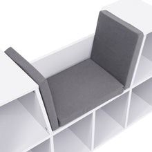 Load image into Gallery viewer, Cozy Kids Bookcase with Reading Seat Living and Home