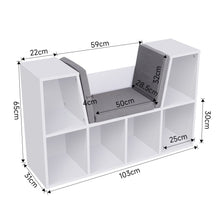 Load image into Gallery viewer, Cozy Kids Bookcase with Reading Seat Living and Home