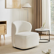 Load image into Gallery viewer, Chic Upholstered Swivel Chair Living and Home