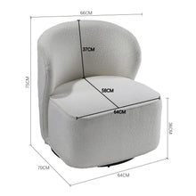 Load image into Gallery viewer, Chic Upholstered Swivel Chair Living and Home