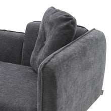 Load image into Gallery viewer, Linen Chaise Lounge with Tray Table