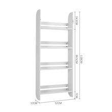 Load image into Gallery viewer, 4-Tier Wooden Modern Wall-Mounted Shelf