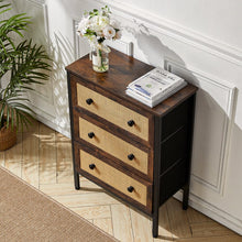 Load image into Gallery viewer, Natural Rustic Rattan Cabinet Living and Home