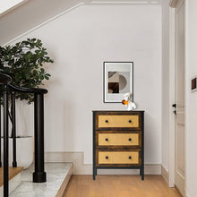 Load image into Gallery viewer, Natural Rustic Rattan Cabinet Living and Home