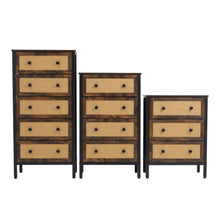 Load image into Gallery viewer, Natural Rustic Rattan Cabinet Living and Home