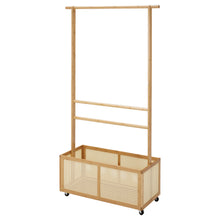 Load image into Gallery viewer, Freestanding Clothes Rack with Wheels