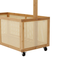 Load image into Gallery viewer, Freestanding Clothes Rack with Wheels