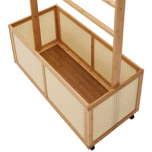 Load image into Gallery viewer, Freestanding Clothes Rack with Wheels