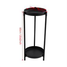 Load image into Gallery viewer, 2-Tier Metal Plant Stand