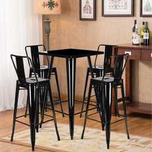 Load image into Gallery viewer, Metal Industrial Style Square Table Bar High Table Living and Home