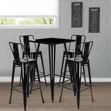 Load image into Gallery viewer, Metal Industrial Style Square Table Bar High Table Living and Home