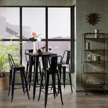 Load image into Gallery viewer, Metal Industrial Style Square Table Bar High Table Living and Home