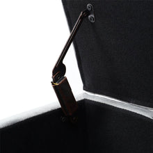 Load image into Gallery viewer, 100cm Grey Velvet Upholstered Storage Bench Storage Footstools & Benches Living and Home