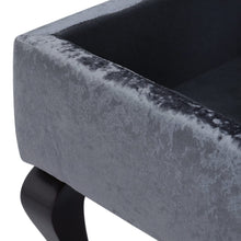 Load image into Gallery viewer, 100cm Wide Grey Velvet Upholstery Storage Bench Footstool Storage Footstools & Benches Living and Home