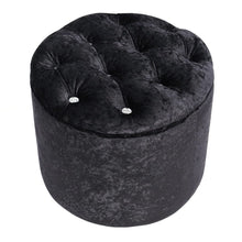 Load image into Gallery viewer, Rheinland Black Footstool Living and Home