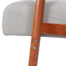 Load image into Gallery viewer, Wood Single Sofa Lounge Chair with Cushion Lounge Chairs Living and Home