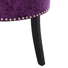 Load image into Gallery viewer, Velvet Upholstered Vanity Stool Makeup Dressing Chair