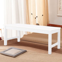 Load image into Gallery viewer, Pine Bench All White Living and Home