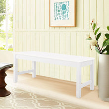 Load image into Gallery viewer, Pine Bench All White Living and Home