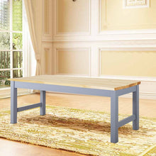 Load image into Gallery viewer, Natural Solid Pine Wood Bench Living and Home