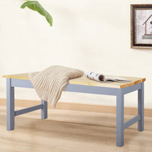 Load image into Gallery viewer, Natural Solid Pine Wood Bench Living and Home