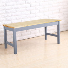 Load image into Gallery viewer, Natural Solid Pine Wood Bench Living and Home