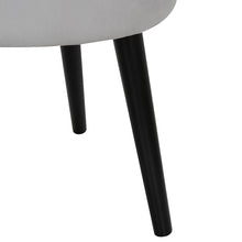 Load image into Gallery viewer, Modern Velvet Dressing Table Stool with Solid Wood Legs