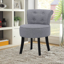 Load image into Gallery viewer, Light Grey Dressing Stool Living and Home