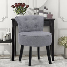 Load image into Gallery viewer, Light Grey Dressing Stool Living and Home