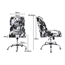 Load image into Gallery viewer, Milk Cow Print Swivel Office Chair Home Office Chairs Living and Home