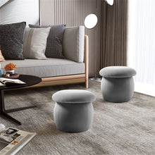 Load image into Gallery viewer, Cute Mushroom-Shaped Velvet Pouf Ottoman