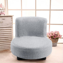 Load image into Gallery viewer, Linen Upholstered Rectangular Footstool with Wooden Legs Living and Home