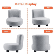 Load image into Gallery viewer, Linen Upholstered Rectangular Footstool with Wooden Legs Living and Home