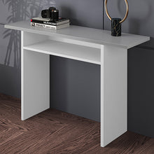 Load image into Gallery viewer, Narrow Rectangular Console Table with Storage Shelf