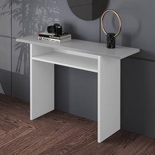 Load image into Gallery viewer, Narrow Rectangular Console Table with Storage Shelf