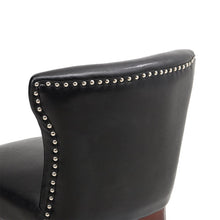 Load image into Gallery viewer, 3.9ft Height Set of 2 Faux Leather Dining Chairs Bar Stools High Kitchen Chairs Bar Stools Living and Home