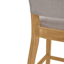 Load image into Gallery viewer, Set of 2 Linen Bar Stool Bar Height for Kitchen Island Cafe