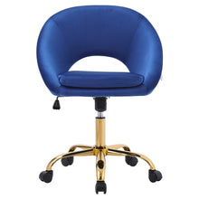 Load image into Gallery viewer, Velvet Swivel Office Chair Height Adjustable Home Office Chairs Living and Home
