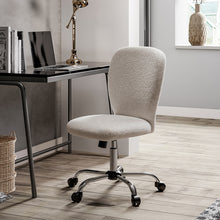 Load image into Gallery viewer, Super Comfy Plush Office Chair with Wheels No Arms