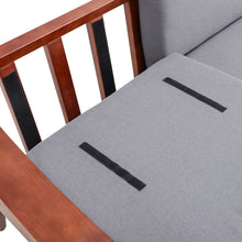 Load image into Gallery viewer, 132cm Wide Grey 2 Seater Upholstery Sofa 2 Seater Sofas Living and Home