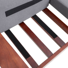 Load image into Gallery viewer, 132cm Wide Grey 2 Seater Upholstery Sofa 2 Seater Sofas Living and Home