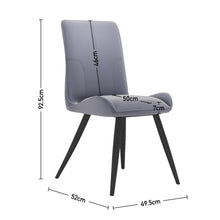 Load image into Gallery viewer, Modern Set of 2 Velvet Upholstered Dining Chairs Living and Home