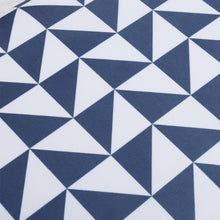 Load image into Gallery viewer, Mid-Century Patterned Ottoman Footstool with Walnut Legs