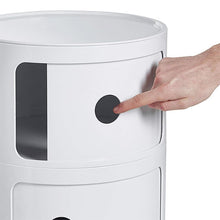Load image into Gallery viewer, Componibili Round Storage Unit with 2 Drawers Storage Drawers Living and Home